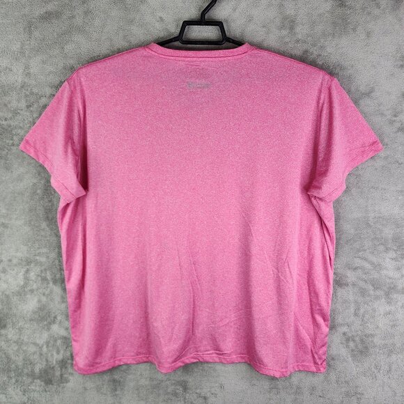 Women's Pink Royal Carribean Shirt V-Neck Short Sleeve 100% Polyester Size 3XL - Picture 7 of 10